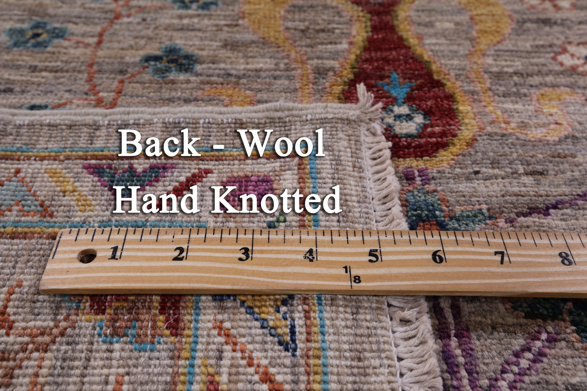 Peshawar Hand Knotted Wool Rug - 5' 8" X 7' 11" - Golden Nile