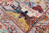 Turkmen Ersari Hand Knotted Wool Rug - 5' 7" X 7' 10" - Golden Nile
