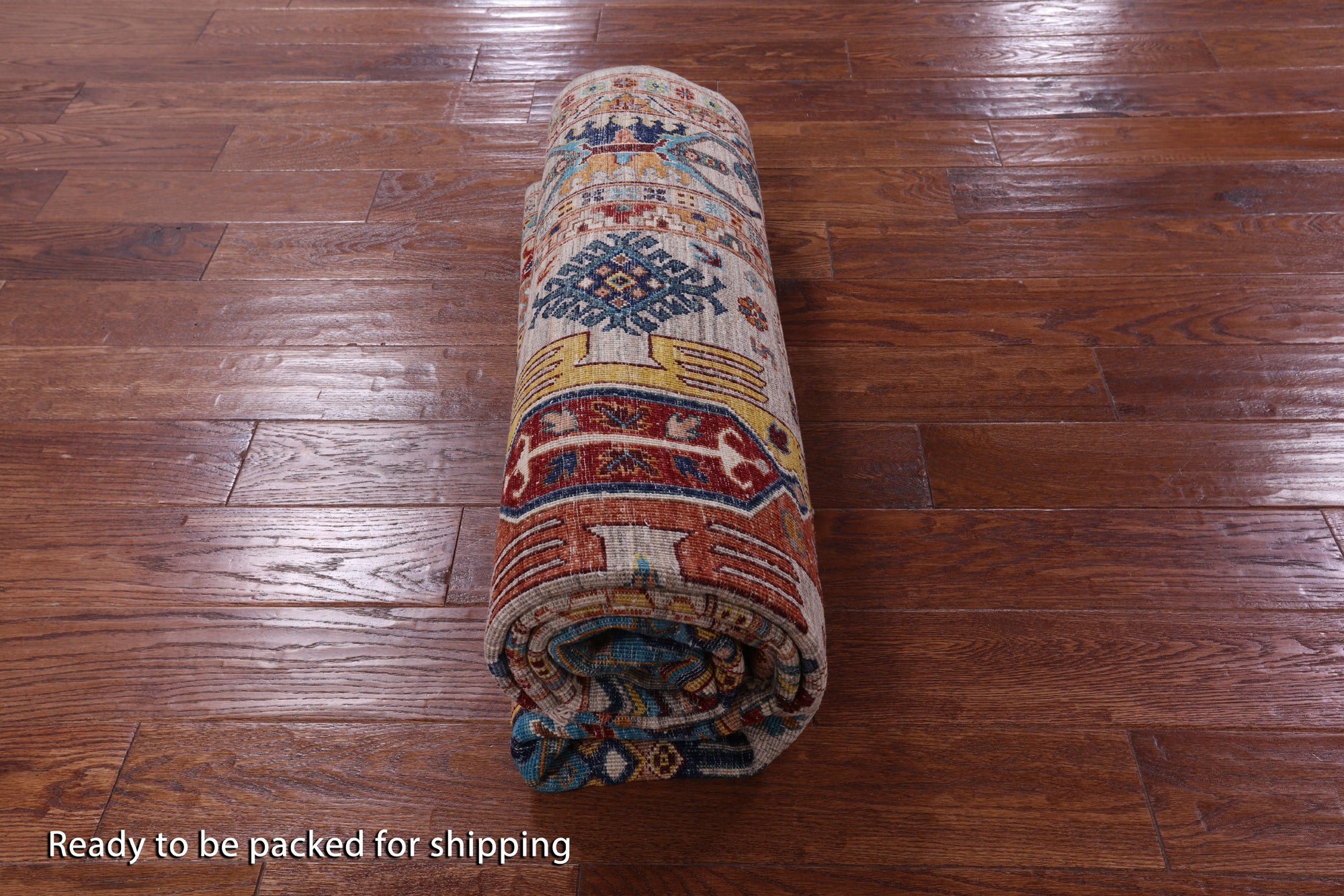 Turkmen Ersari Hand Knotted Wool Rug - 5' 7" X 7' 10" - Golden Nile