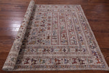Persian Gabbeh Hand Knotted Wool Rug - 6' 9" X 9' 7" - Golden Nile