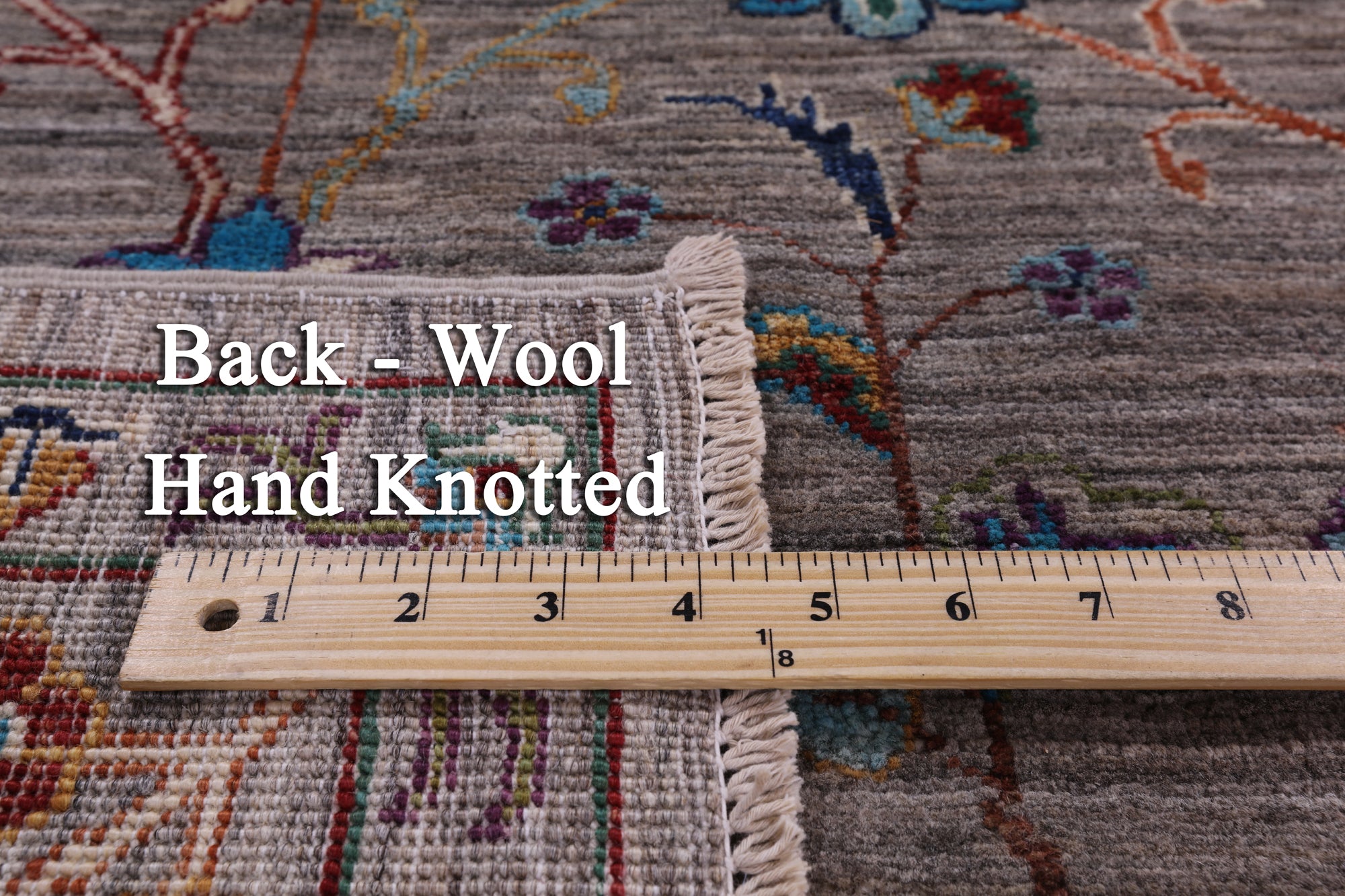 Peshawar Handmade Wool Rug - 5' 0" X 6' 6" - Golden Nile