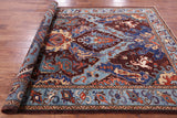 Persian Fine Serapi Hand Knotted Wool Rug - 6' 3" X 9' 0" - Golden Nile