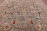 Peshawar Hand Knotted Wool Rug - 10' 1" X 14' 4" - Golden Nile