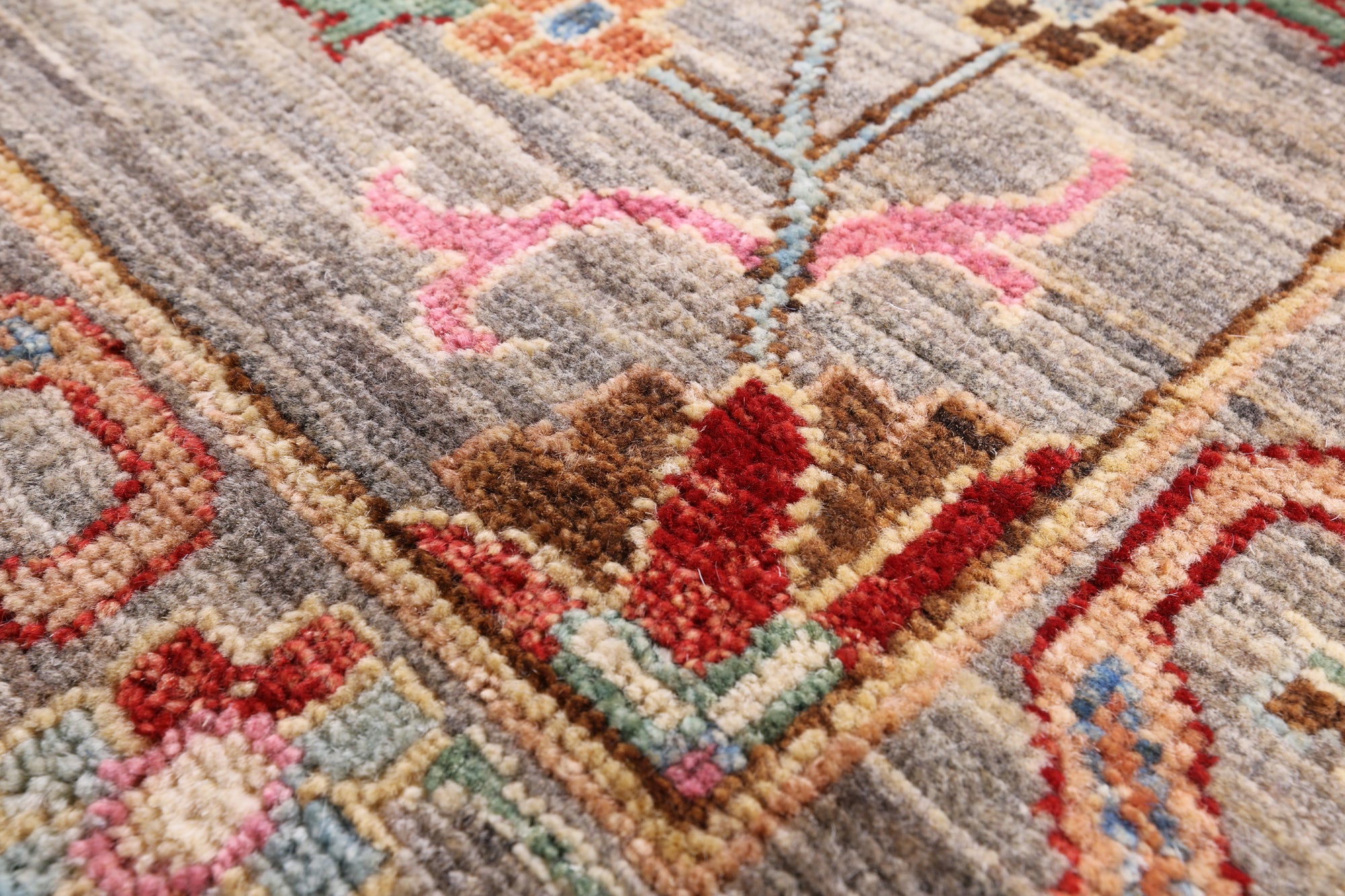 Peshawar Hand Knotted Wool Rug - 10' 1" X 14' 4" - Golden Nile