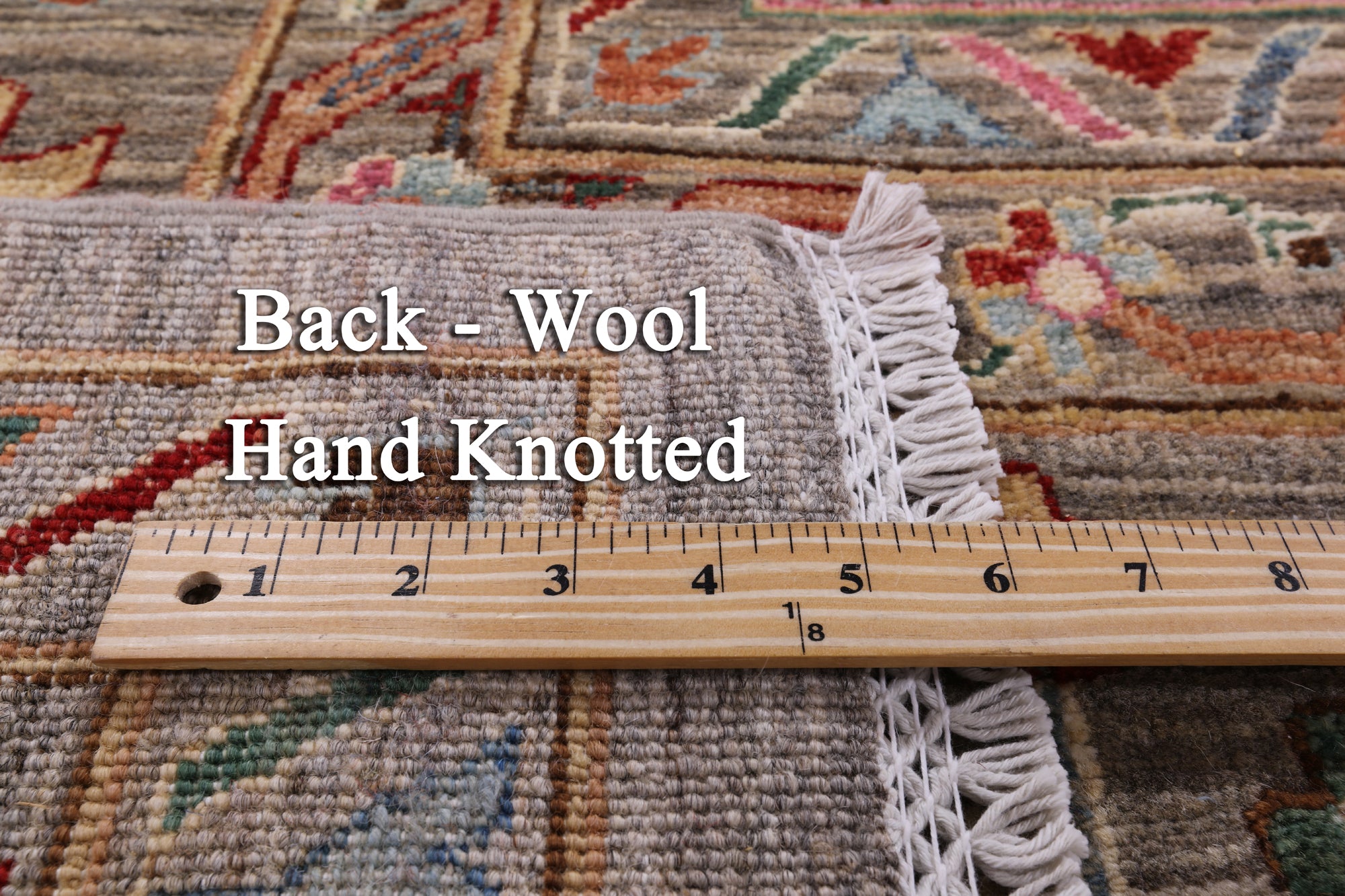Peshawar Hand Knotted Wool Rug - 10' 1" X 14' 4" - Golden Nile