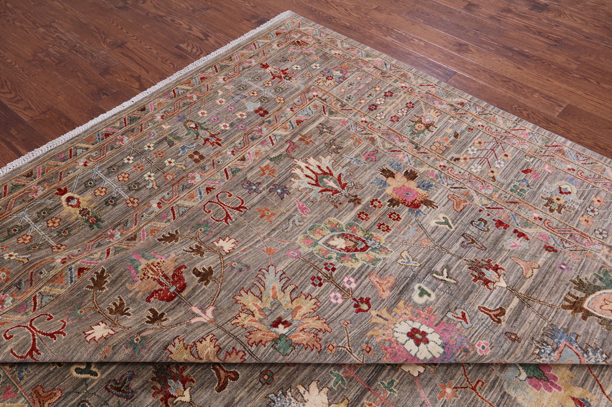 Peshawar Hand Knotted Wool Rug - 10' 1" X 14' 4" - Golden Nile
