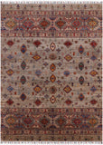 Khorjin Persian Gabbeh Handmade Wool Rug - 5' 10" X 7' 10" - Golden Nile