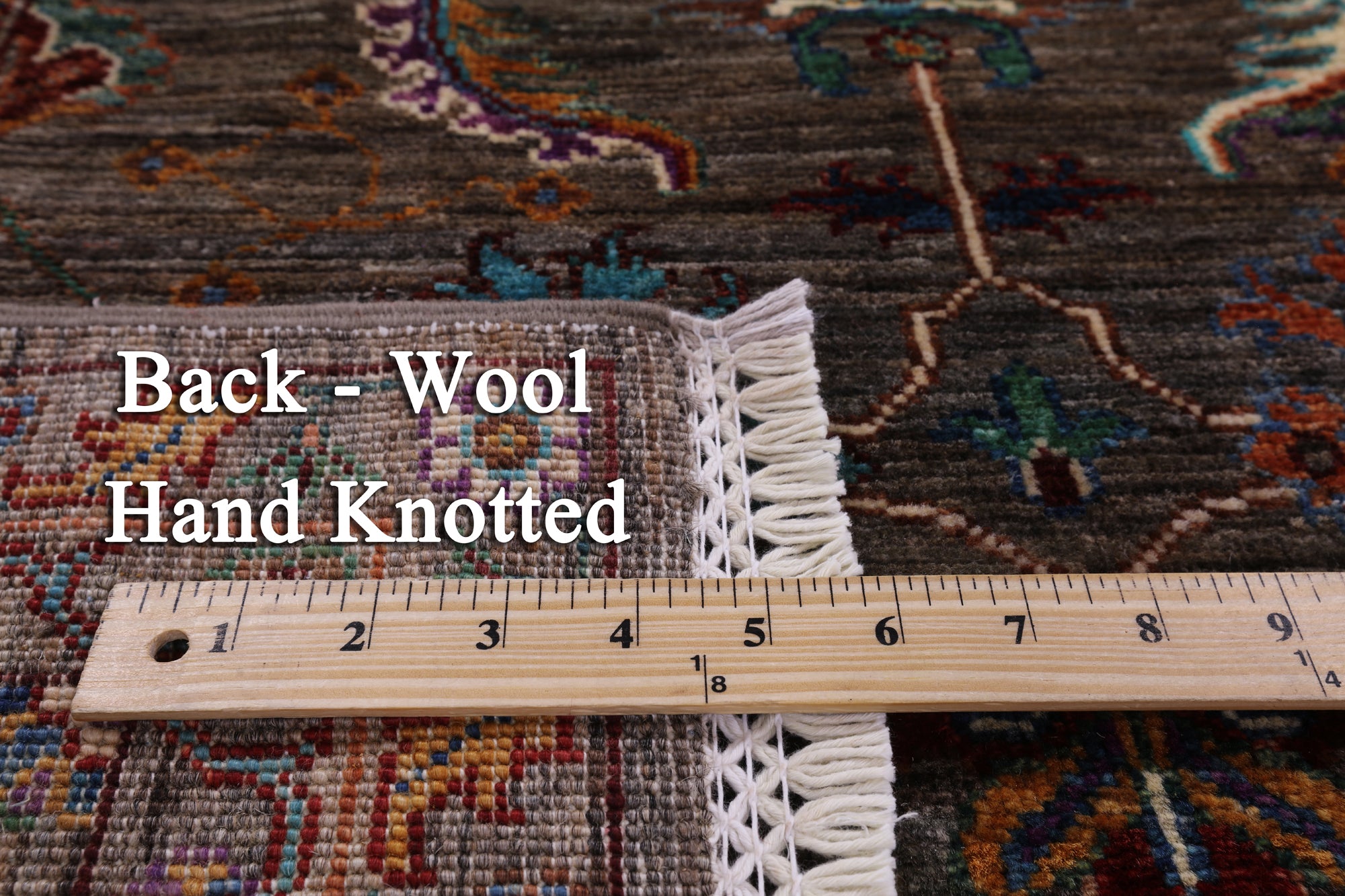 Peshawar Handmade Wool Rug - 5' 7" X 7' 11" - Golden Nile