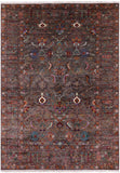 Peshawar Handmade Wool Rug - 5' 7" X 7' 11" - Golden Nile