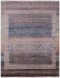 Tribal Persian Gabbeh Hand Knotted Wool Rug - 8' 0" X 10' 0" - Golden Nile