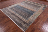 Tribal Persian Gabbeh Hand Knotted Wool Rug - 8' 0" X 10' 0" - Golden Nile
