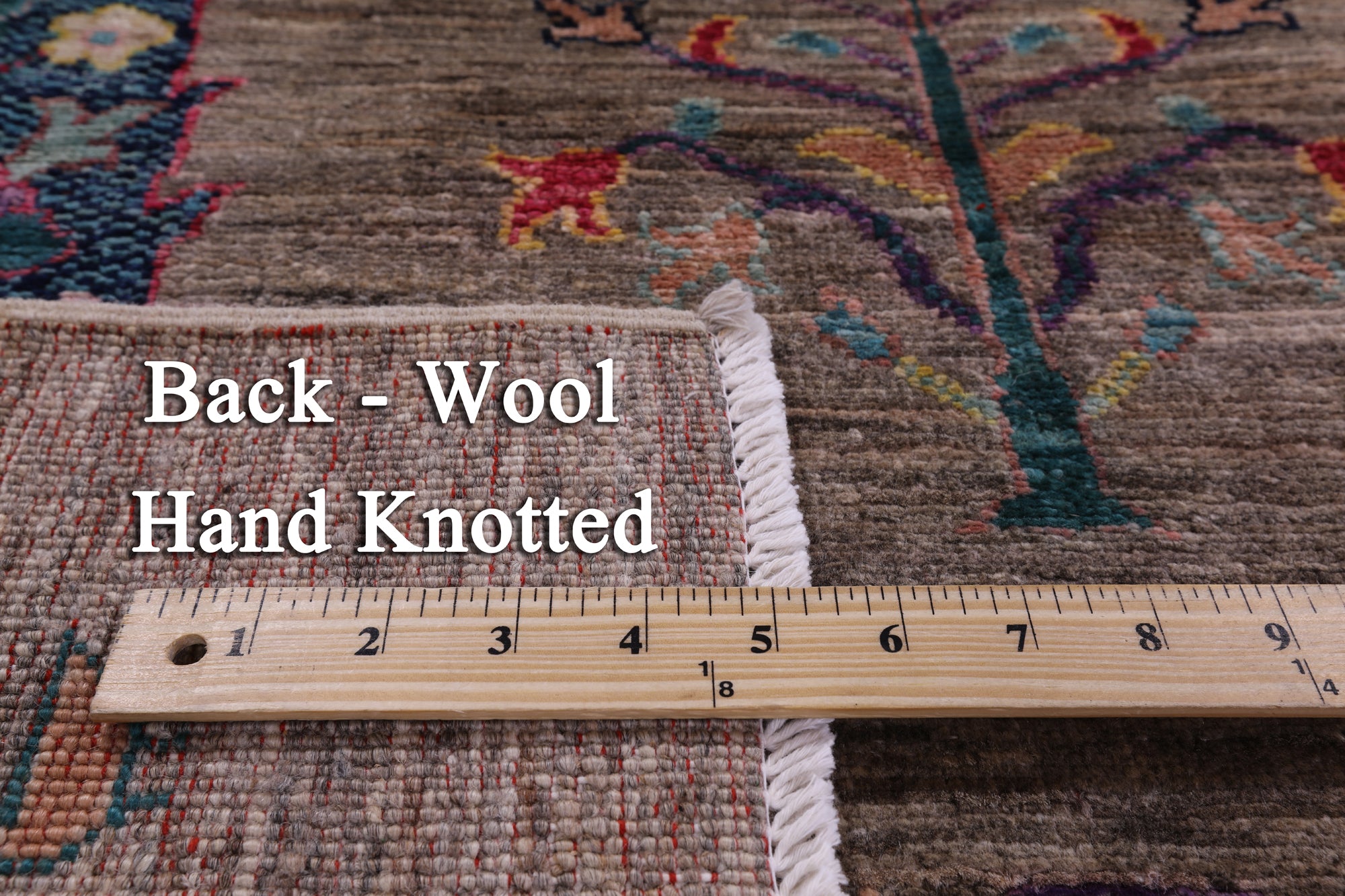 Persian Gabbeh Hand Knotted Wool Rug - 5' 7" X 7' 10" - Golden Nile
