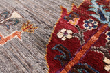 Persian Gabbeh Handmade Wool Rug - 5' 0" X 6' 7" - Golden Nile