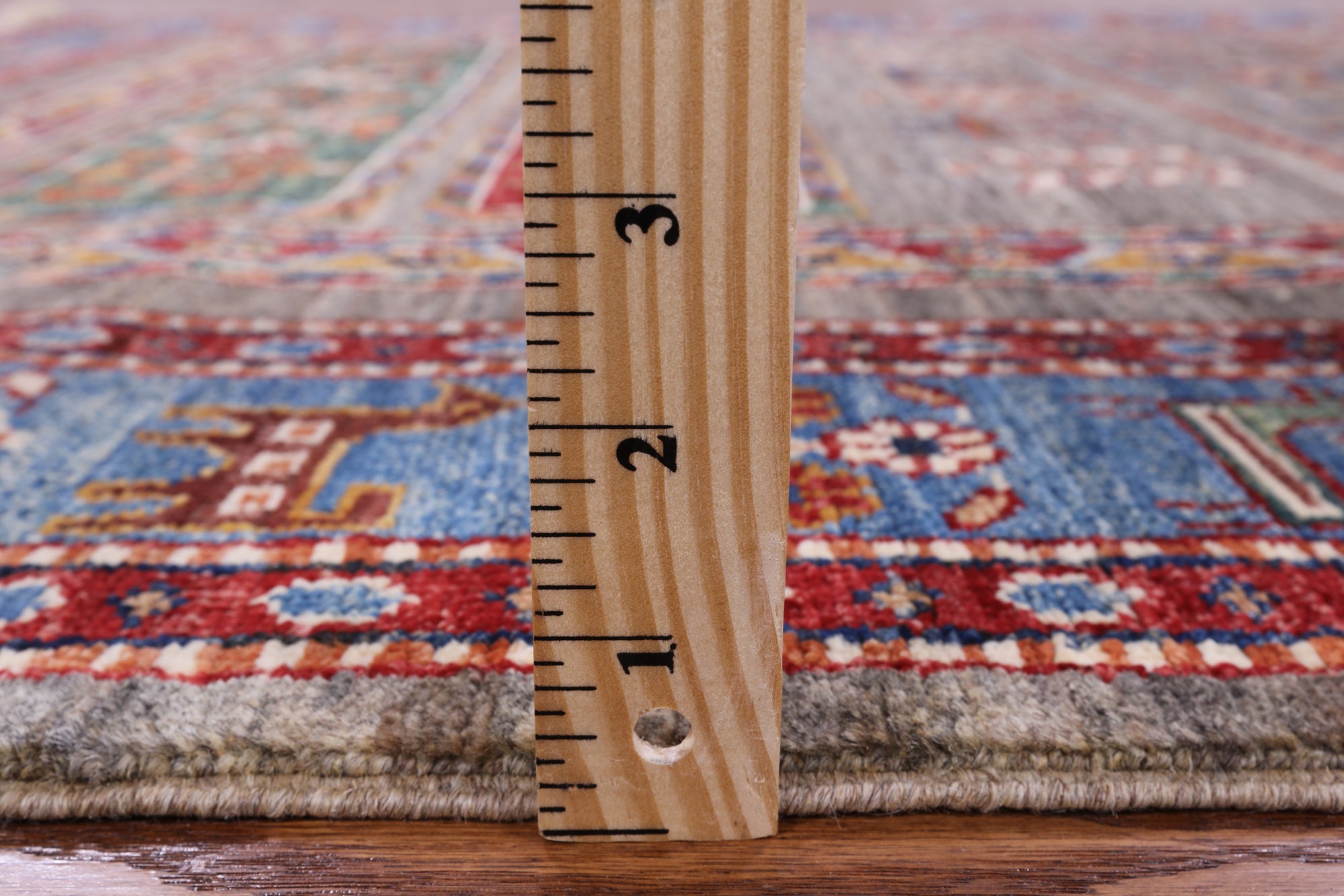 Tribal Persian Gabbeh Hand Knotted Wool Rug - 4' 4" X 6' 4" - Golden Nile