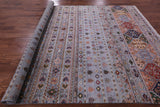 Tribal Persian Gabbeh Hand Knotted Wool Rug - 8' 5" X 11' 6" - Golden Nile