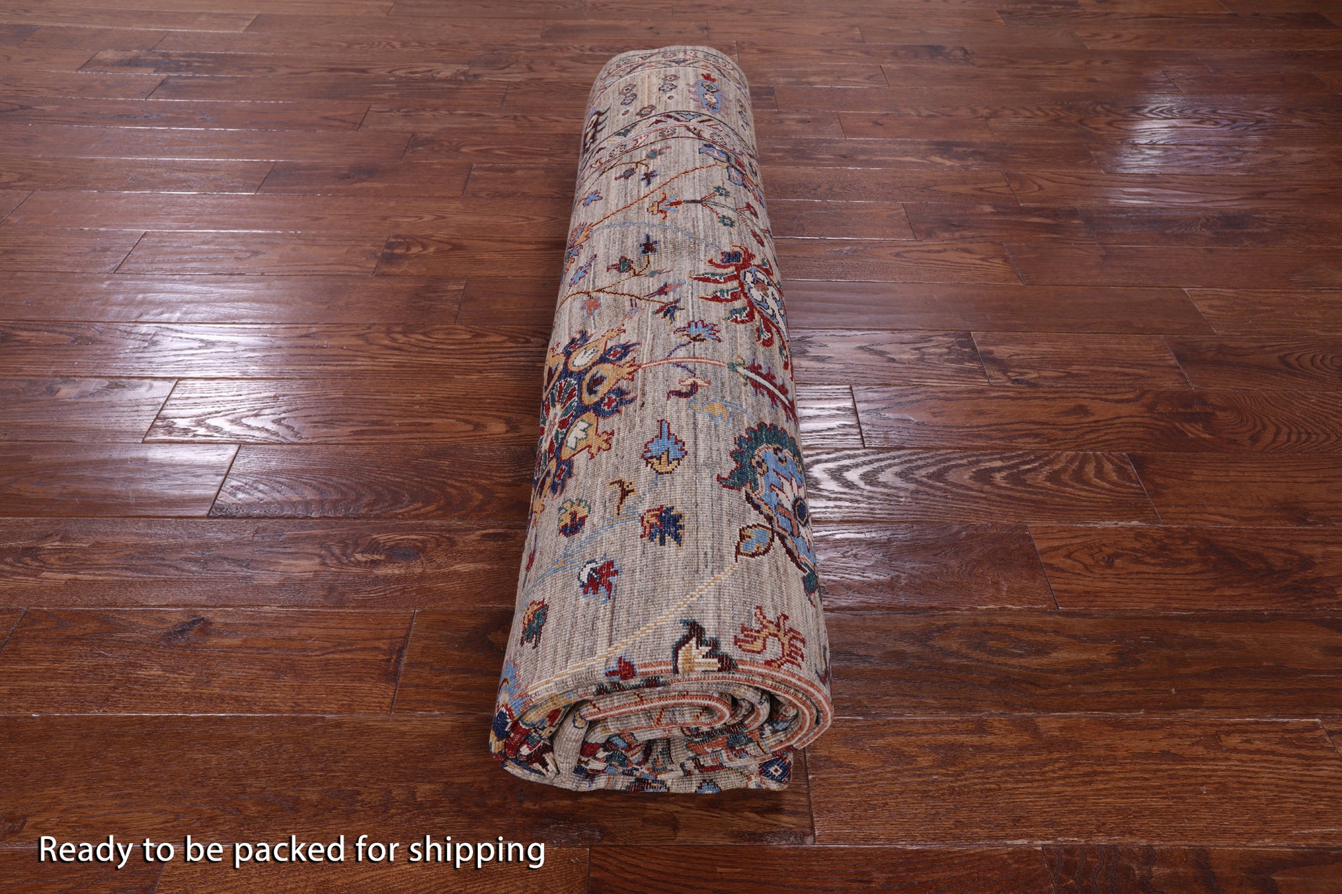 Peshawar Hand Knotted Wool Rug - 8' 2" X 11' 4" - Golden Nile