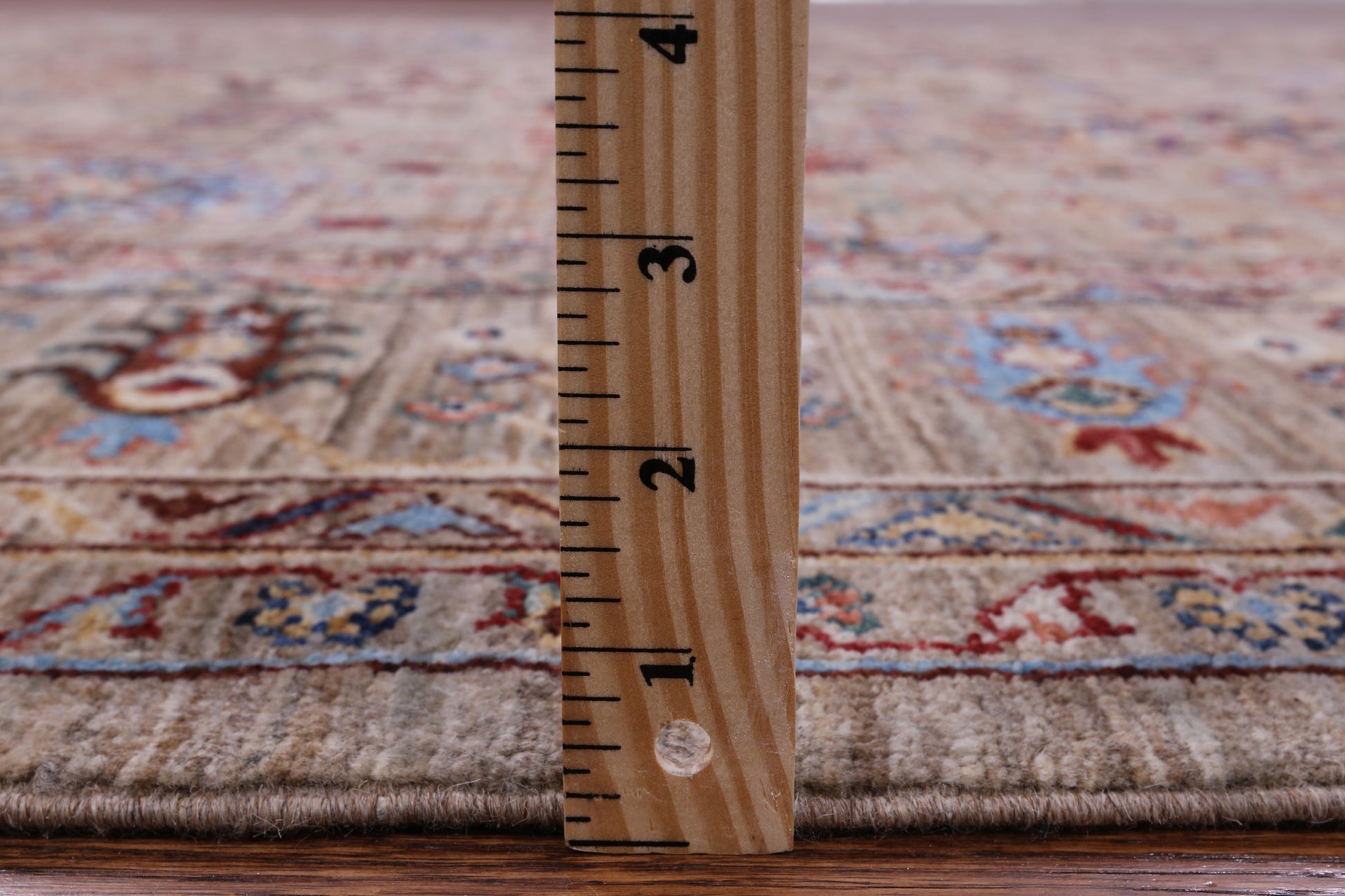 Peshawar Hand Knotted Wool Rug - 8' 2" X 11' 4" - Golden Nile