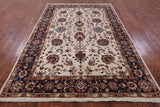 Persian Tabriz Hand Knotted Wool Rug - 6' 10" X 10' 2" - Golden Nile
