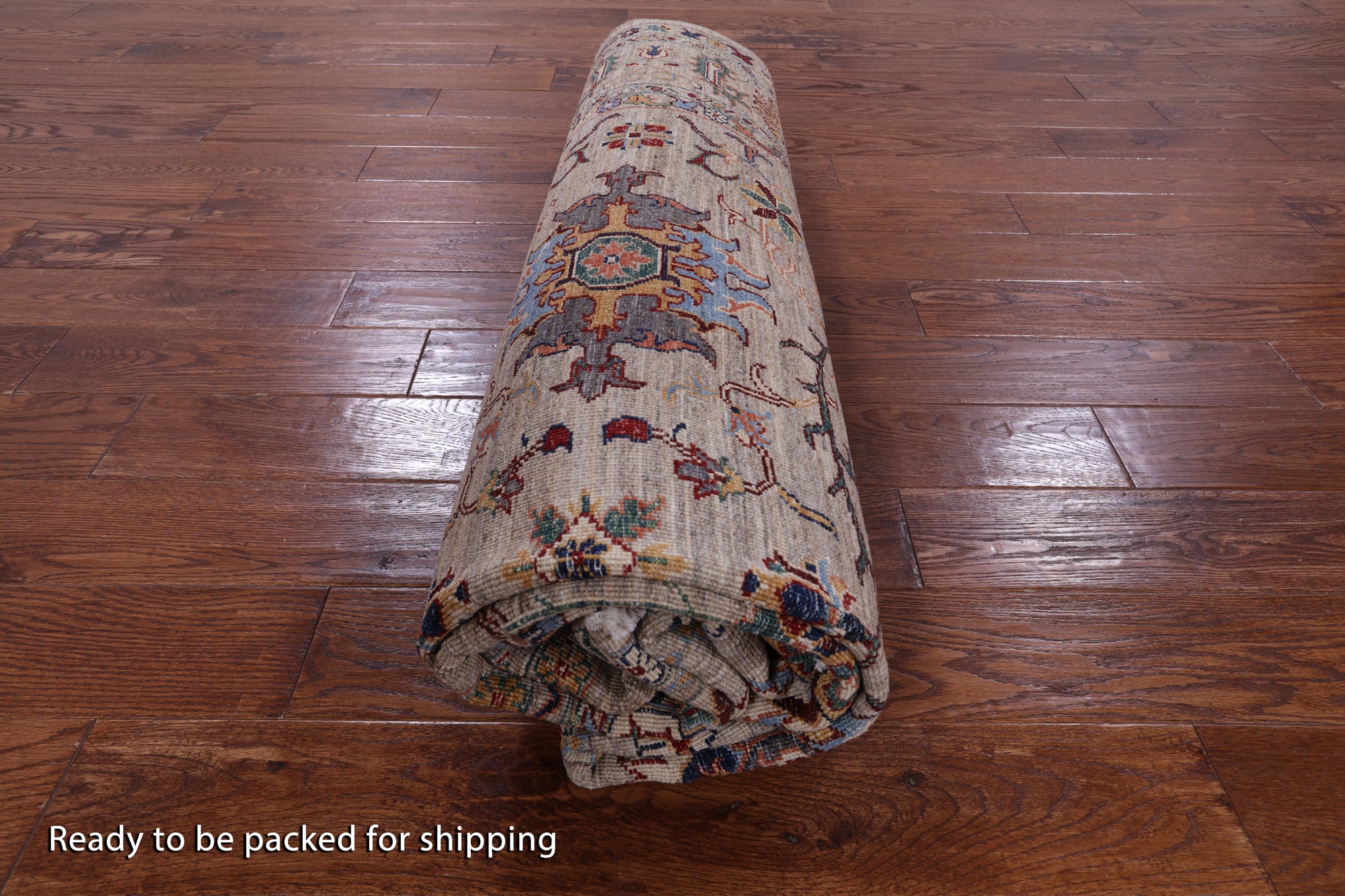 Peshawar Hand Knotted Wool Rug - 6' 10" X 9' 10" - Golden Nile