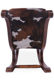 Hair-On Cowhide Wooden Handcrafted Rocking Chair - Golden Nile