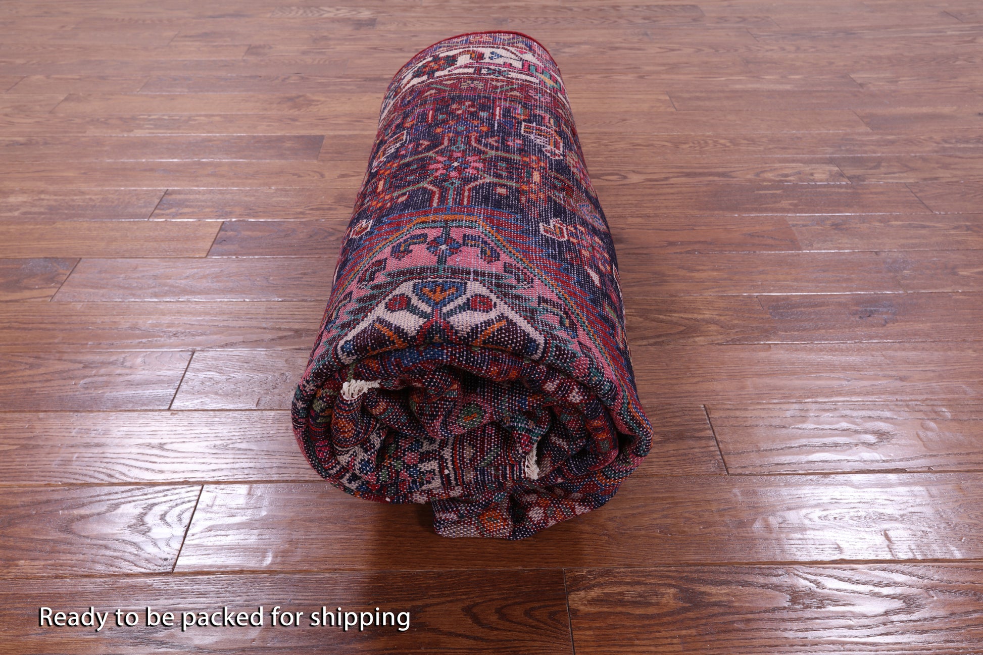New Persian Hamadan Handmade Area Rug - 5' 2" X 10' 0" - Golden Nile