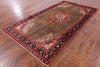 New Persian Hamadan Hand Knotted Area Rug - 5' 3" X 9' 8" - Golden Nile