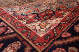 New Persian Hamadan Hand Knotted Area Rug - 5' 3" X 9' 8" - Golden Nile