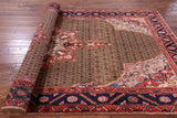 New Persian Hamadan Hand Knotted Area Rug - 5' 3" X 9' 8" - Golden Nile