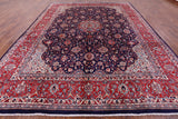 Blue Persian Mahal Hand Knotted Area Rug - 10' 2" X 13' 8" - Golden Nile