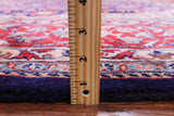 Blue Persian Mahal Hand Knotted Area Rug - 10' 2" X 13' 8" - Golden Nile