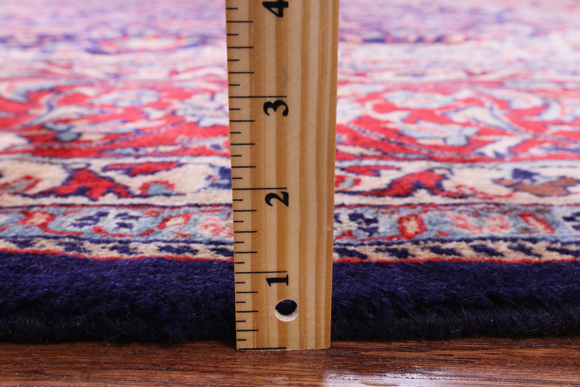 Blue Persian Mahal Hand Knotted Area Rug - 10' 2" X 13' 8" - Golden Nile