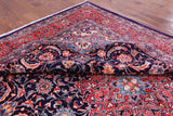 Blue New Persian Sarouk Area Rug - 9' 11" X 13' 2" - Golden Nile