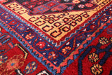 Black New Persian Nahavand Hand Knotted Area Rug - 5' 6" X 9' 10" - Golden Nile
