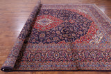 New Signed Authentic Persian Kashan Area Rug - 9' 11" X 13' 4" - Golden Nile