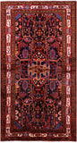 Black New Authentic Persian Nahavand Area Rug - 5' 5" X 10' 3" - Golden Nile