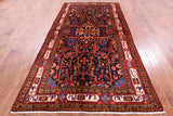 Black New Authentic Persian Nahavand Area Rug - 5' 5" X 10' 3" - Golden Nile