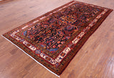 Black New Authentic Persian Nahavand Area Rug - 5' 5" X 10' 3" - Golden Nile