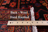 Black New Authentic Persian Nahavand Area Rug - 5' 5" X 10' 3" - Golden Nile