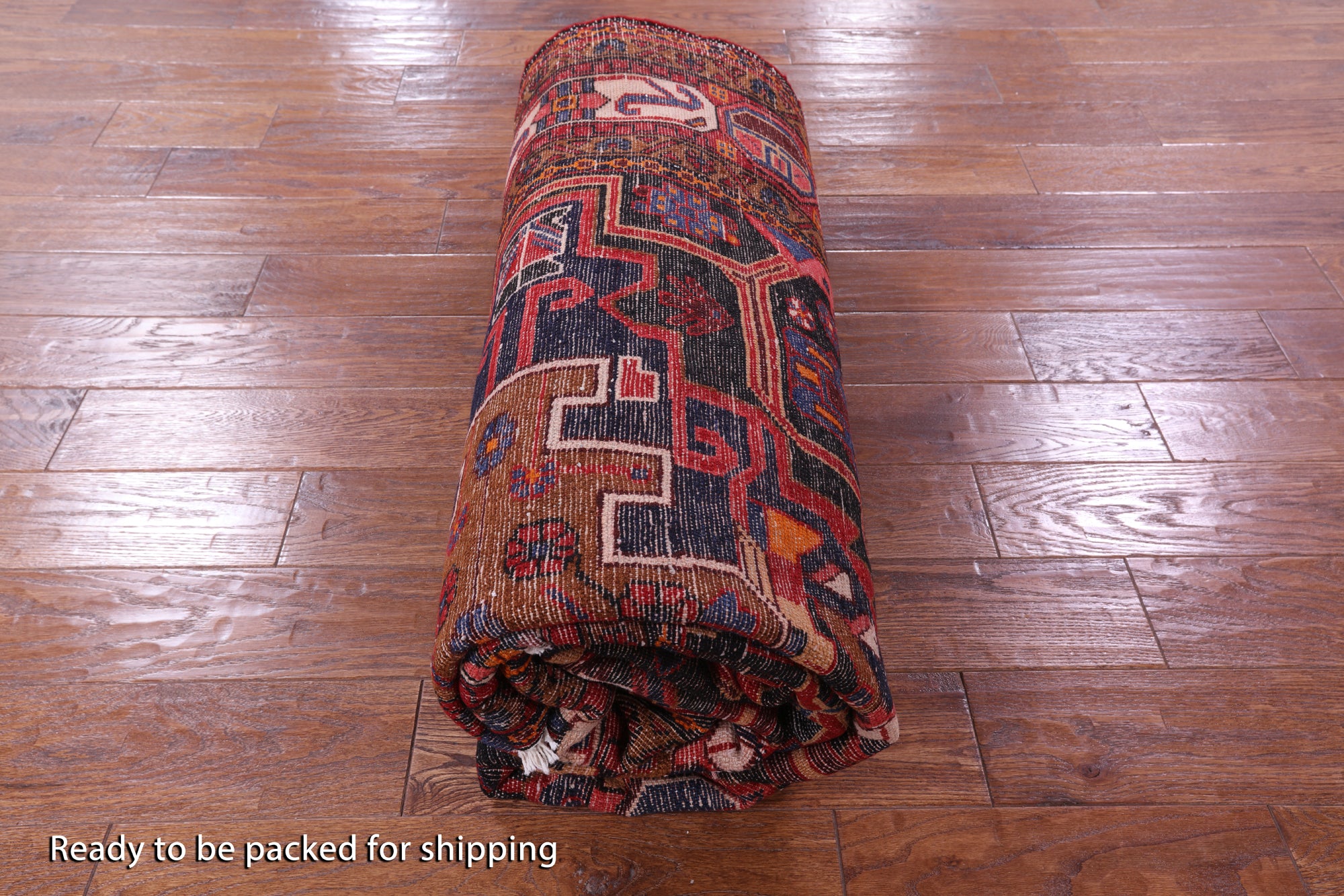 Black New Authentic Persian Nahavand Area Rug - 5' 5" X 10' 3" - Golden Nile