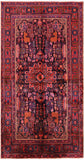 Black New Persian Nahavand Handmade Area Rug - 5' 4" X 10' 1" - Golden Nile