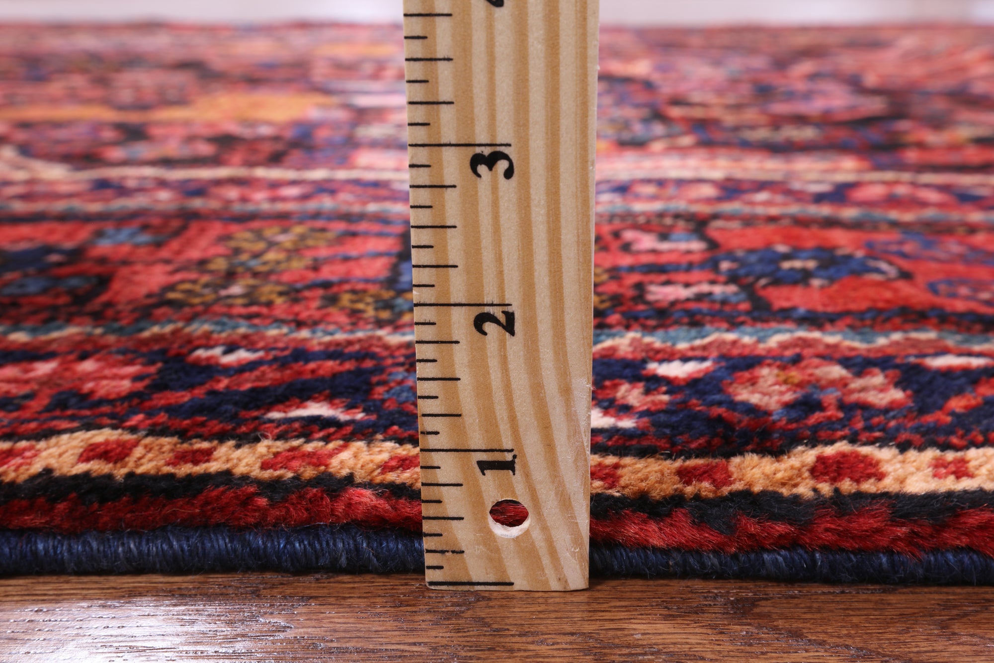 Black New Persian Nahavand Handmade Area Rug - 5' 4" X 10' 1" - Golden Nile