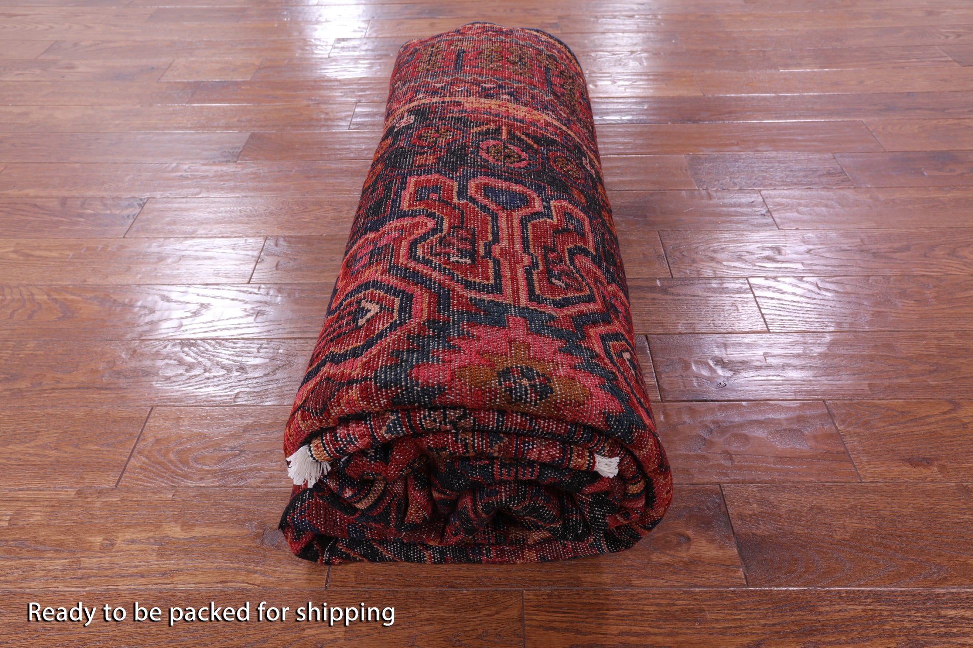 Black New Persian Nahavand Handmade Area Rug - 5' 4" X 10' 1" - Golden Nile