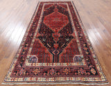 New 5' 4" X 12' 4" Hamadan Persian Area Rug - Golden Nile