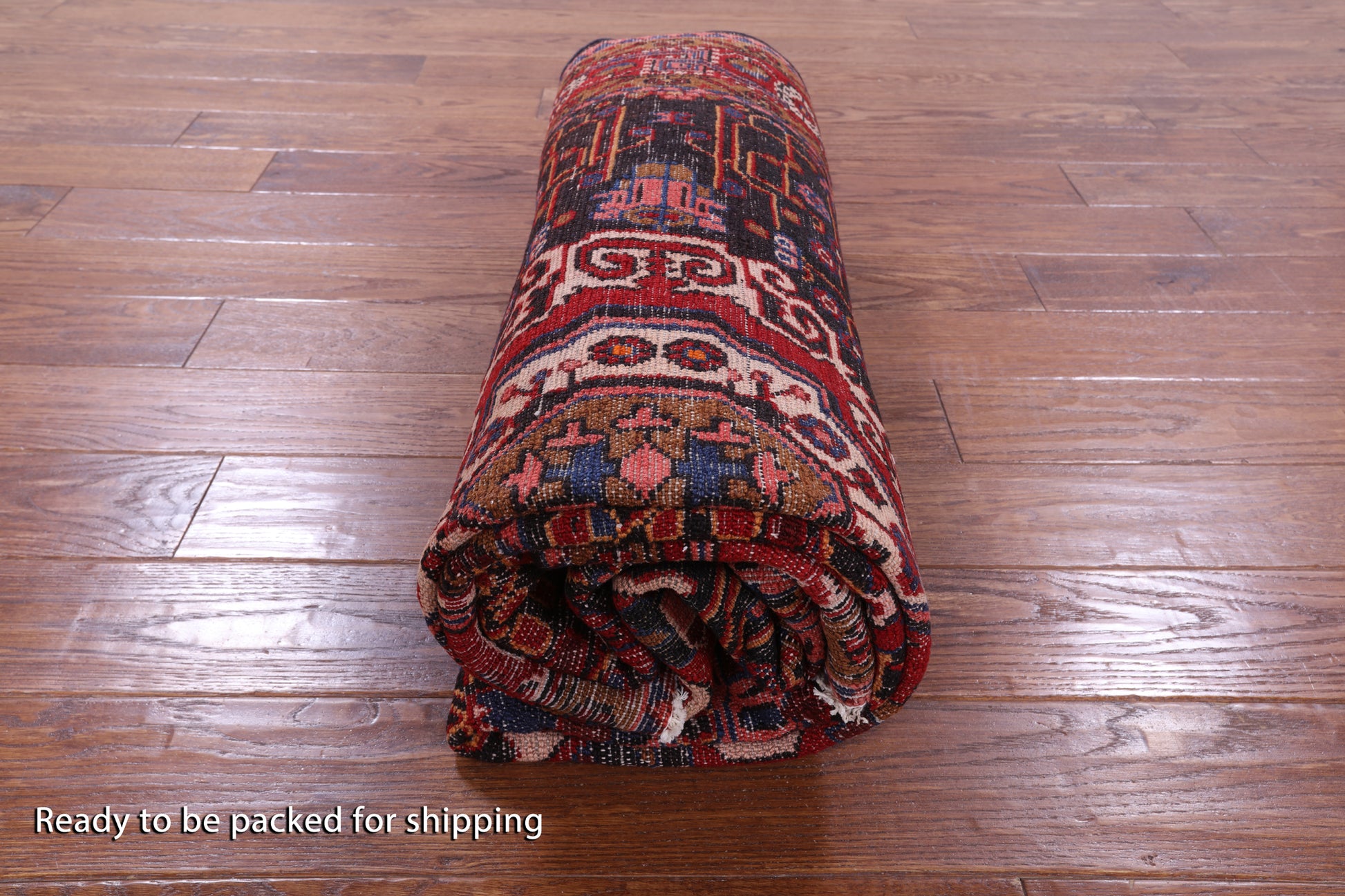 New Authentic Persian Nahavand Hand Knotted Area Rug - 4' 11" X 9' 1" - Golden Nile