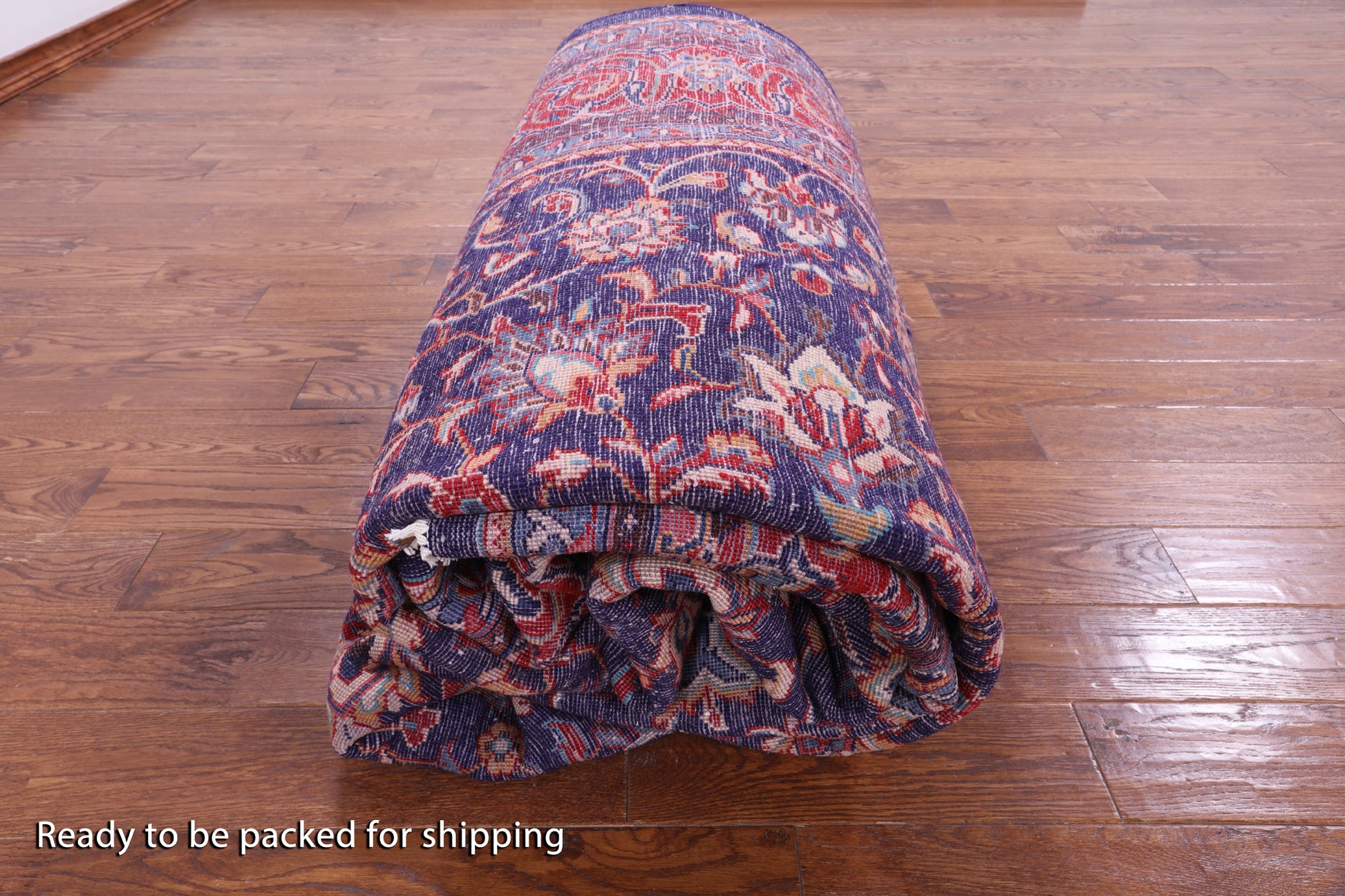 Blue New Authentic Persian Mahal Area Rug - 9' 10" X 13' 4" - Golden Nile