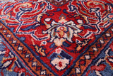 Blue New Authentic Persian Mahal Area Rug - 9' 10" X 13' 4" - Golden Nile