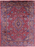 Red New Authentic Persian Kashmar Hand Knotted Wool Rug - 9' 7" X 12' 8" - Golden Nile