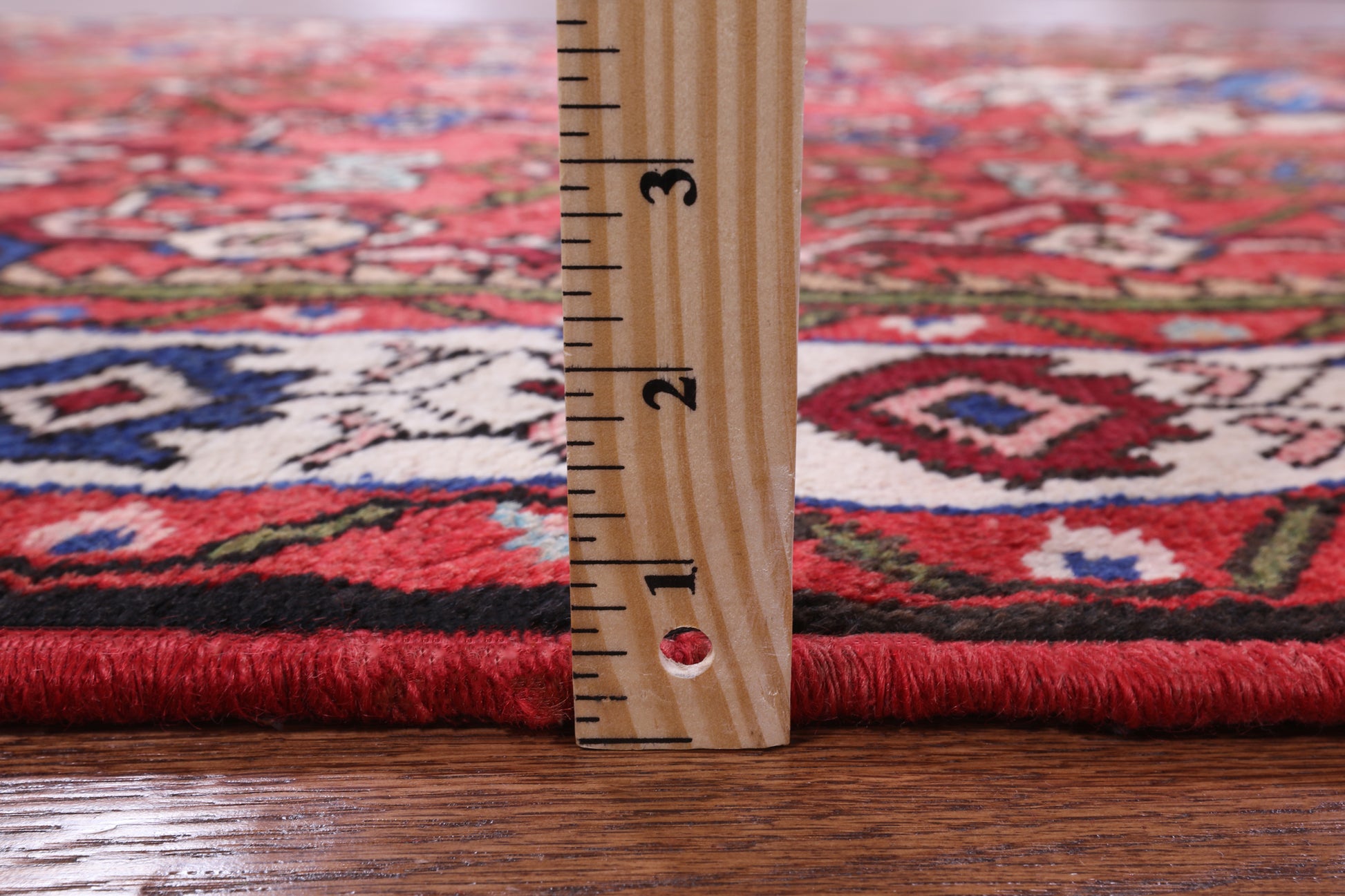 New Authentic Persian Hamadan Handmade Wool Rug - 5' 1" X 10' 2" - Golden Nile