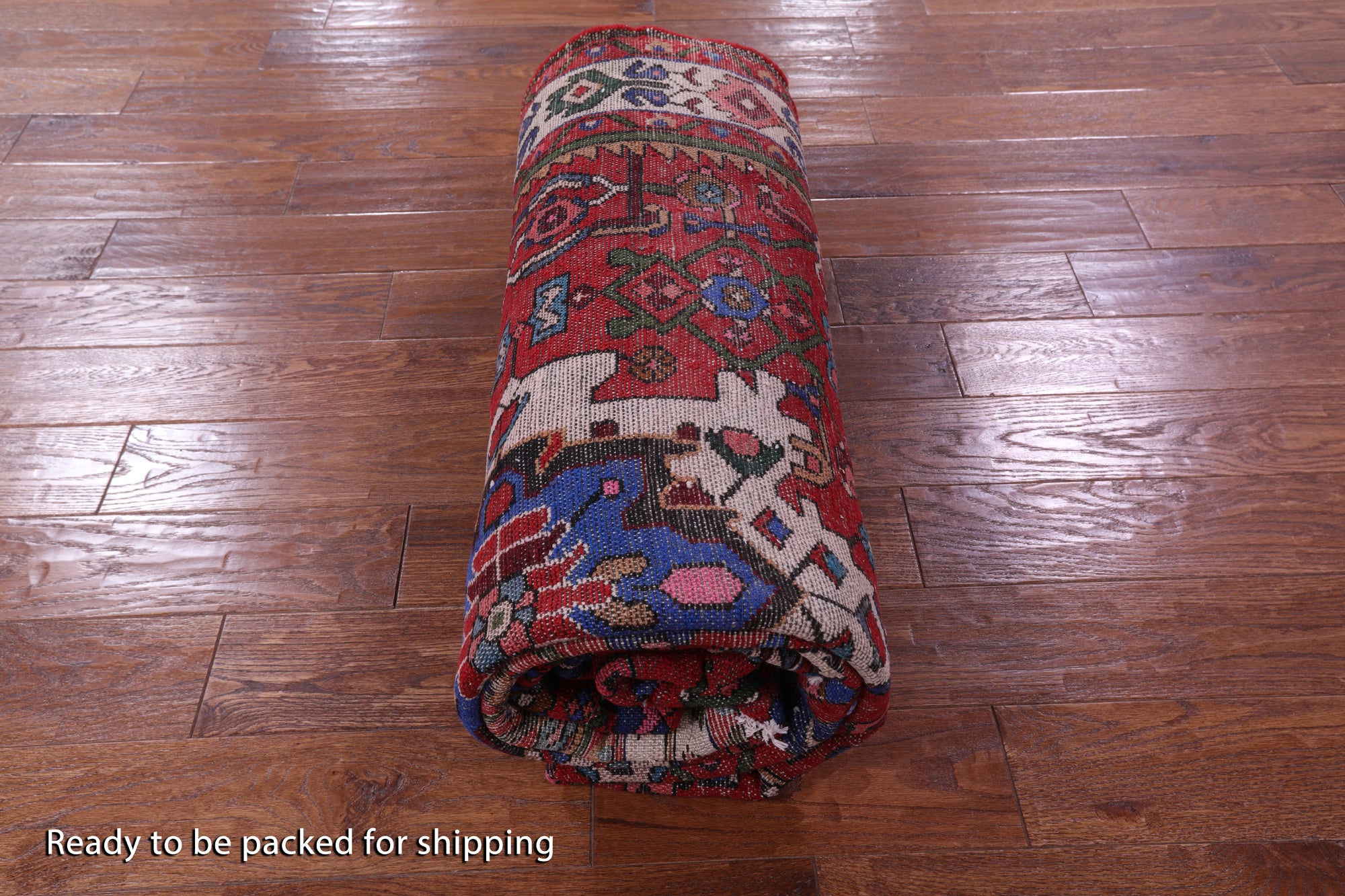 New Authentic Persian Hamadan Handmade Wool Rug - 5' 1" X 10' 2" - Golden Nile