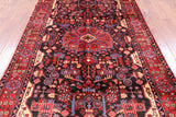 Black Authentic Persian Nahavand Area Rug - 5' 5" X 9' 2" - Golden Nile